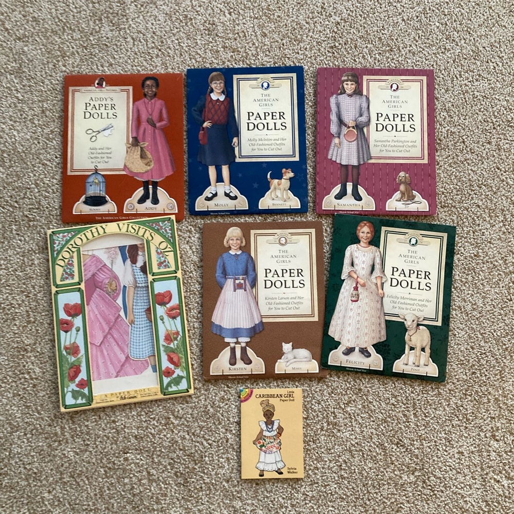 American Girl and Wizard of Oz Paper Dolls and Games